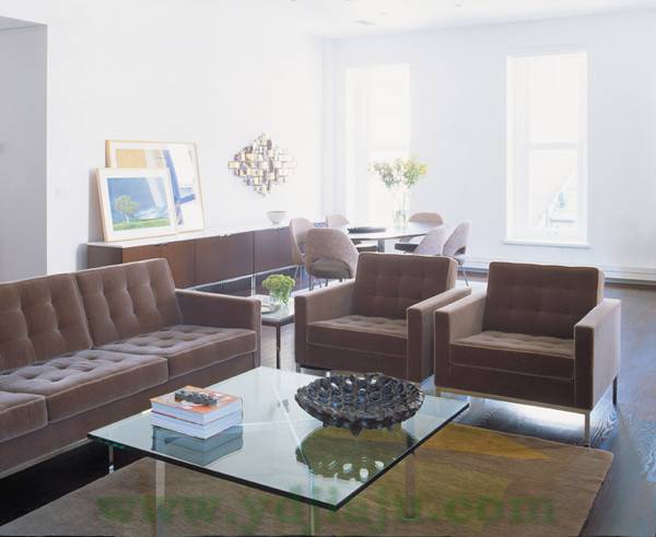 【不銹鋼辦公家具】諾爾沙發(fā) Florence Knoll Sofa 場景2