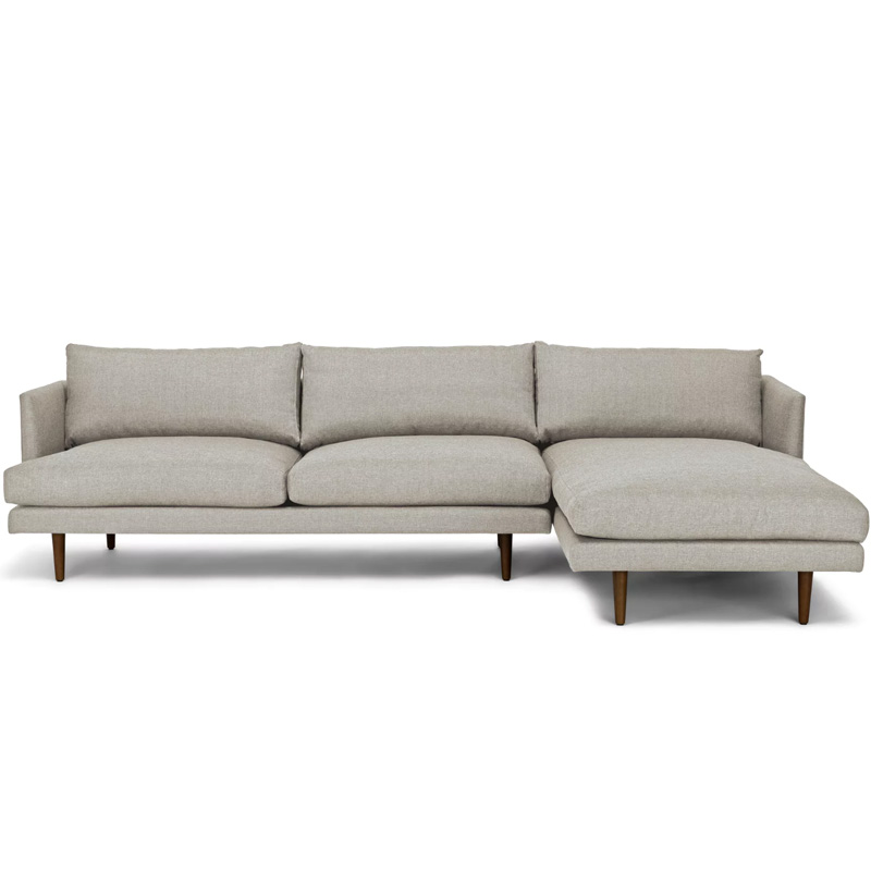 現(xiàn)代轉角沙發(fā)Burrard Seasalt Gray Right Sectional Sofa